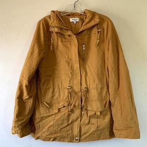 Charlotte Russe yellow army utility jacket size medium